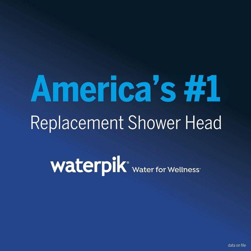 8ft Easy Reach Hose Hand Held Shower Head Chrome - Waterpik