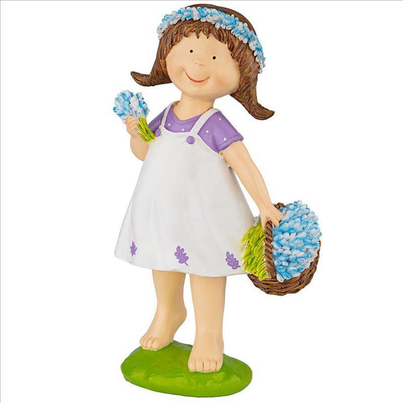 Juliette Bluebonnet Girl Garden Statue