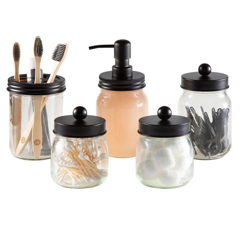 Home-Complete 5-Pc Bathroom Accessories Set