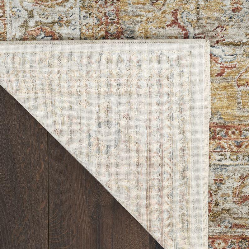 Nourison Petra Vintage Medallion Indoor Rug Iv Rust 3'11" x 5'11"