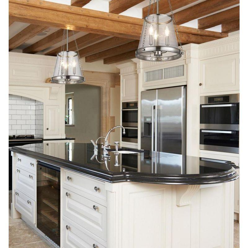 Z-Lite Prescott 3 - Light Pendant in  Polished Nickel