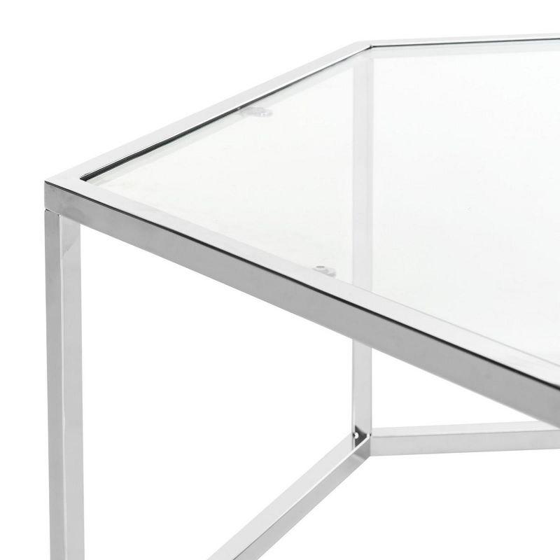 Eliana Coffee Table - Chrome - Safavieh