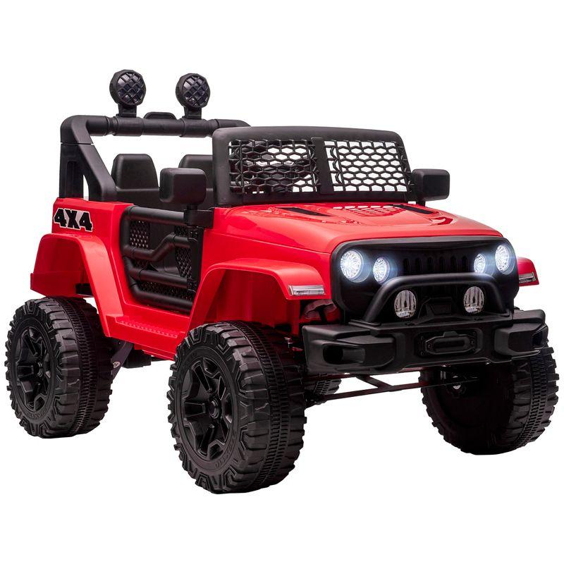 Aosom 12 Volt 1 Seater All-Terrain Vehicles Battery Powered Ride On with Remote Control