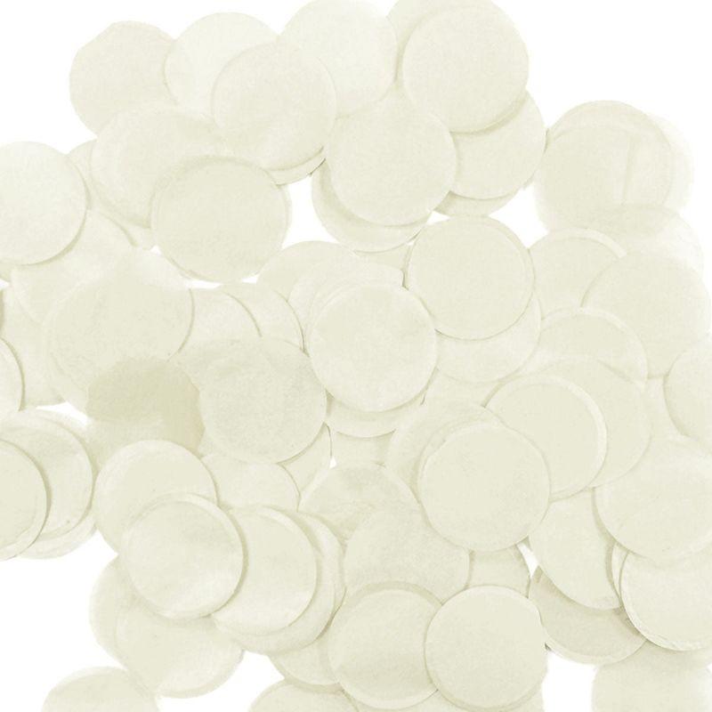 Wrapables 1" Round Tissue Confetti Party Decorations Champagne
