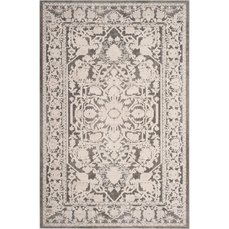 Reflection RFT665 Power Loomed Accent Rug - Dark Grey/Cream - 2'3"x3' - Safavieh.