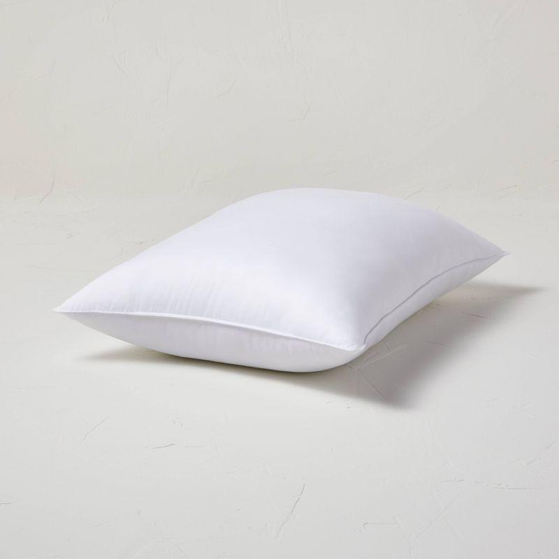 Standard/Queen Machine Washable Firm Down Alternative Pillow - Casaluna™: Hypoallergenic, 300 Thread Count Cotton