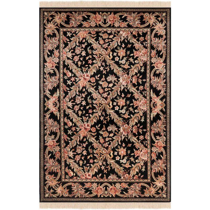 Royal Kerman Hand Knotted Wool Floral Rug