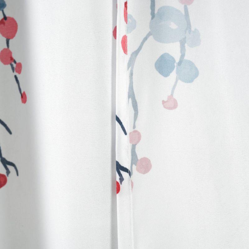 Mirabelle Watercolor Floral Floral Shower Curtain