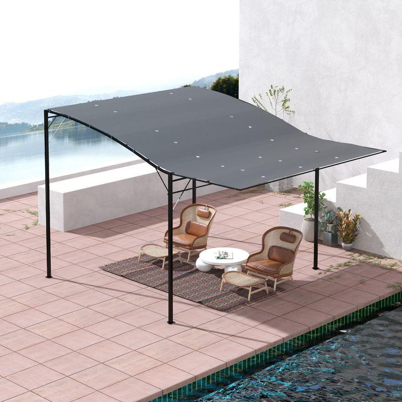 10 Ft. W x 8 Ft. D Steel Patio Gazebo