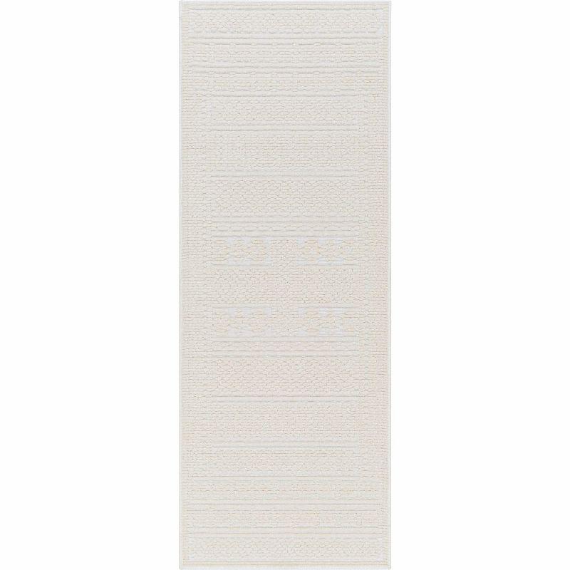 Hauteloom Bahar Cream & Gray Washable Area Rug