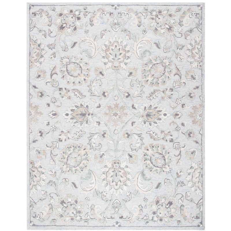 Glamour GLM624 Hand Tufted Indoor Area Rug - Light Blue/Ivory - 8'x10' - Safavieh