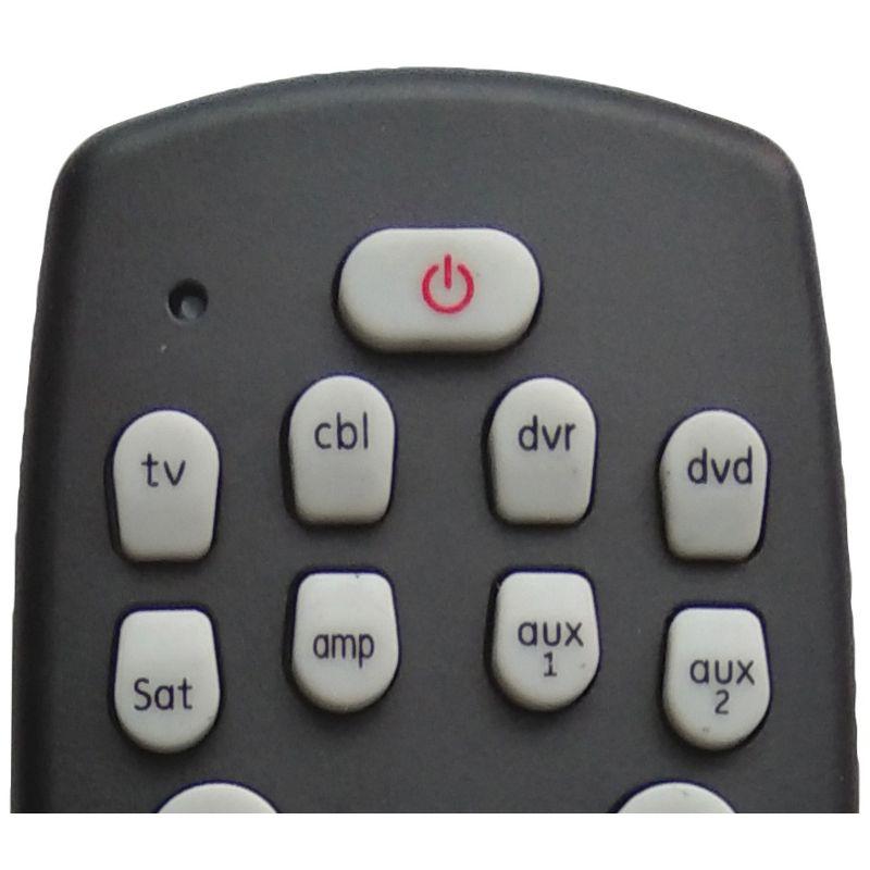 QFX Black 8-in-1 Universal Remote with Glow-in-the-Dark Buttons