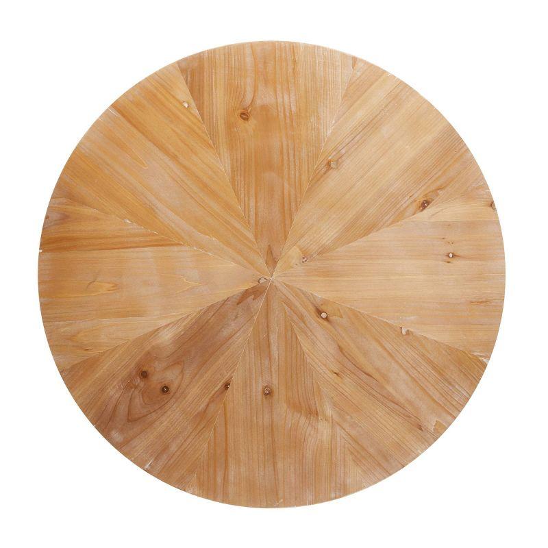 Modern Wood and Iron Coffee Table Natural Brown - Olivia & May