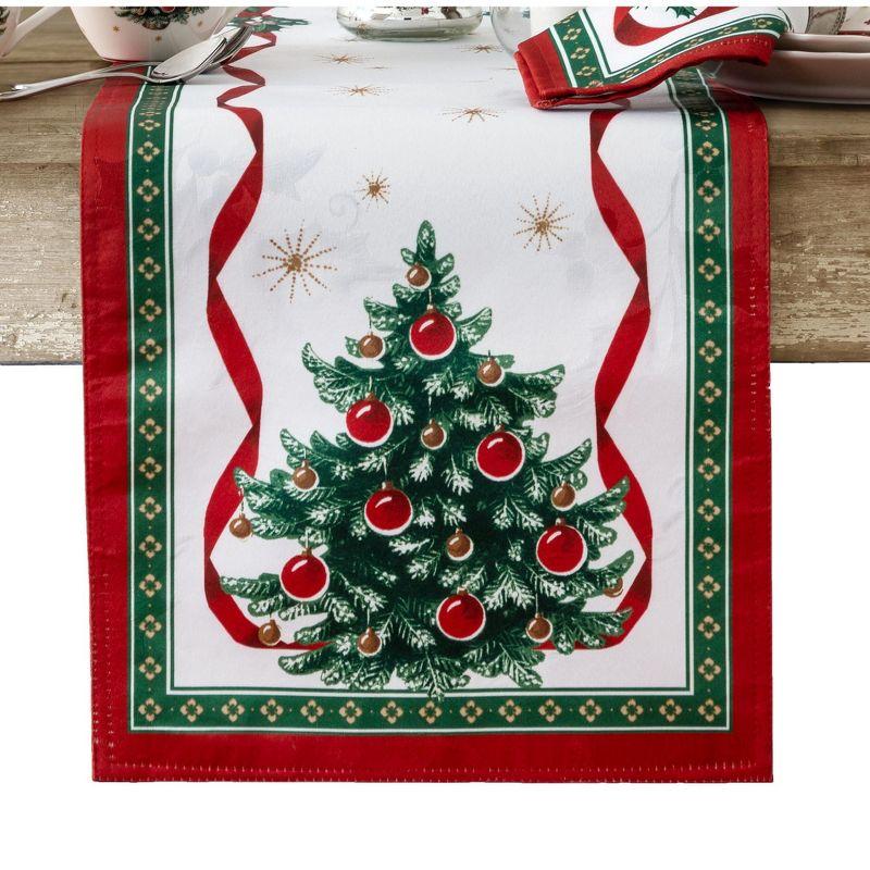 Villeroy & Boch Toy's Delight Engineered Table Runner - Red/Green - 13x70 - Villeroy & Boch