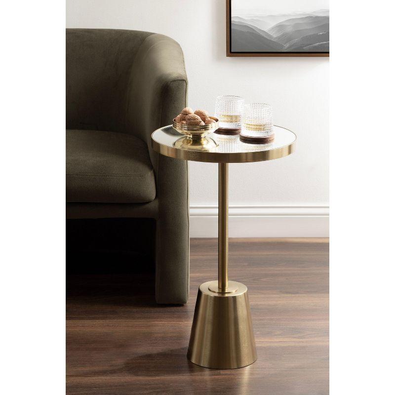 Kate and Laurel Tira Round Side Table