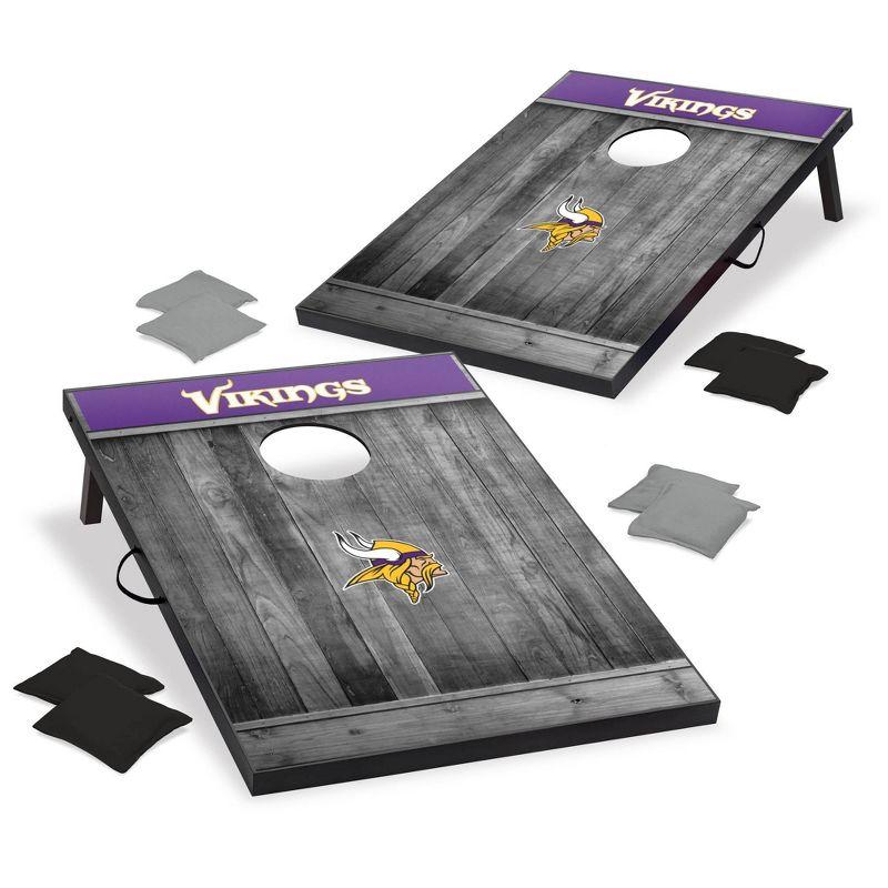 Minnesota Vikings 2'x3' Gray MDF Cornhole Set with Bean Bags