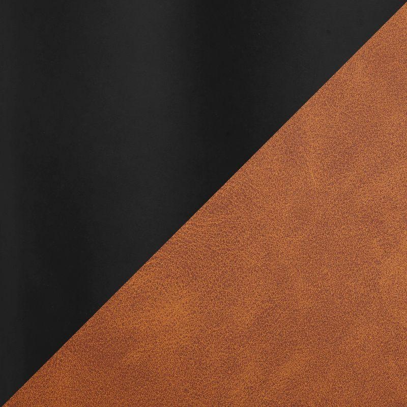 Spencer Faux Leather Armless Lounge Chair