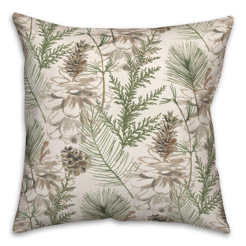 Floral Throw Pillow