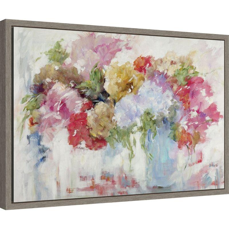 Amanti Art Hope Springs Floral by Mary Parker Buckley Canvas Wall Art Print Framed 23 x 16-in.