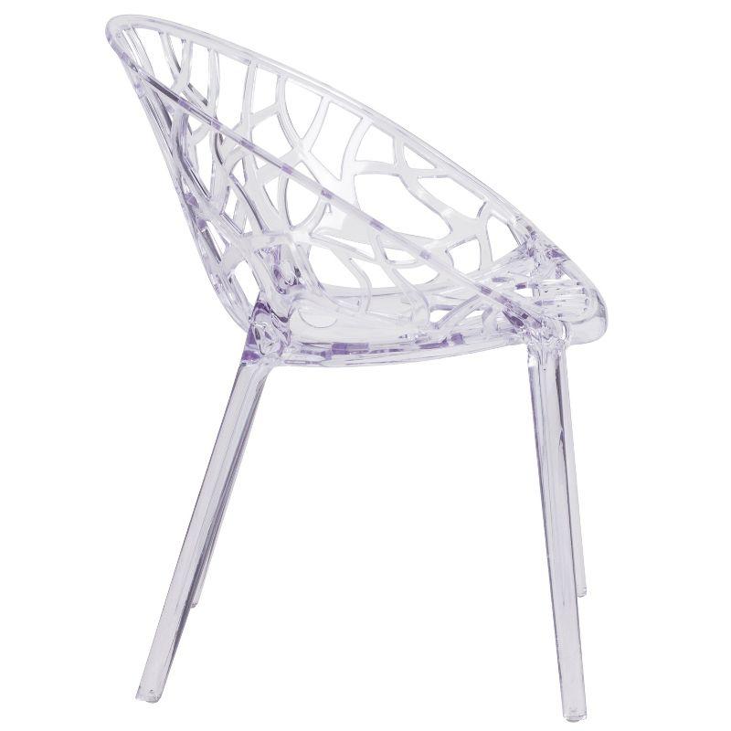 Flash Furniture Specter Series Transparent Stacking Side Chair