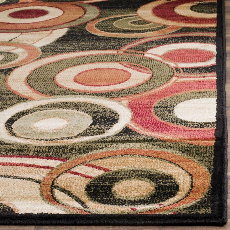Lyndhurst LNH225 Power Loomed Runner Rug - Black/Multi - 2'3"x8' - Safavieh