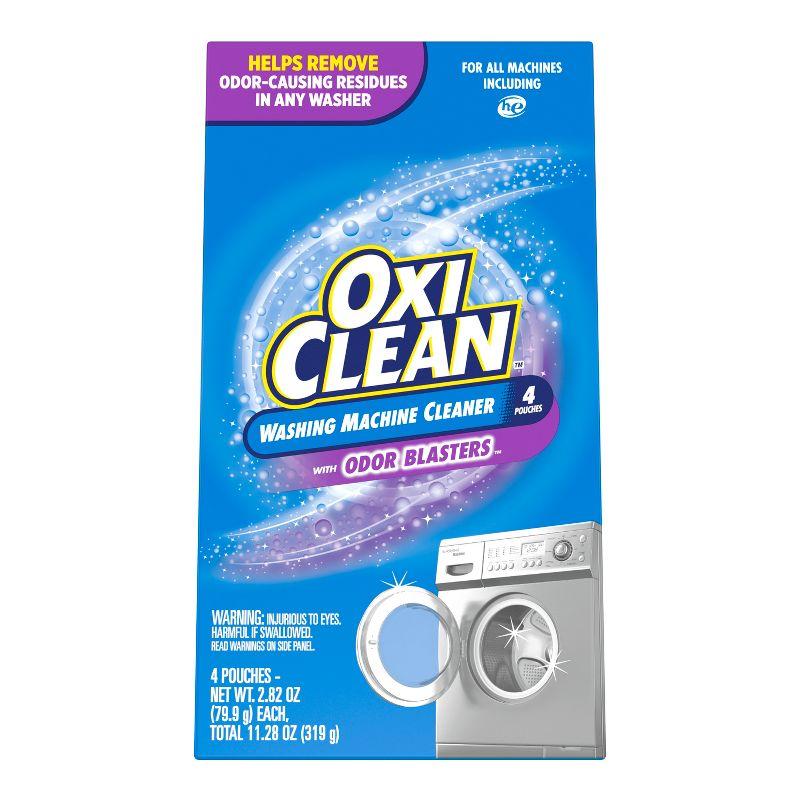 OxiClean Washing Machine Cleaner with Odor Blasters - 11.28oz/4ct