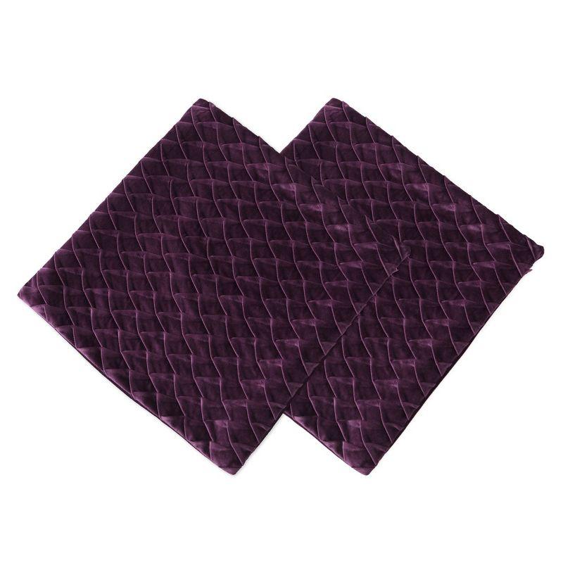 Chanasya Gem Velvet Velvet Reversible Pillow Cover