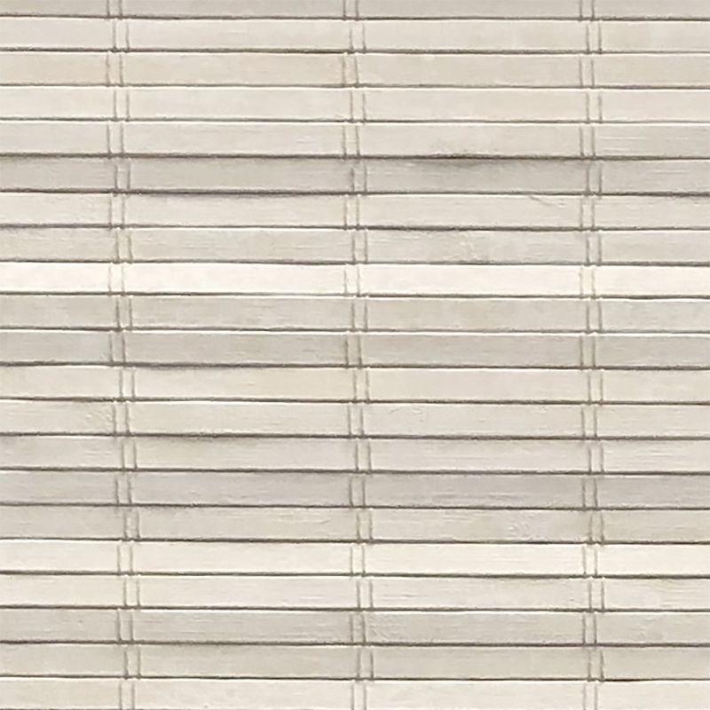 Radiance Brooklyn 36-in Cordless White Dristressed Bamboo Roman Shade