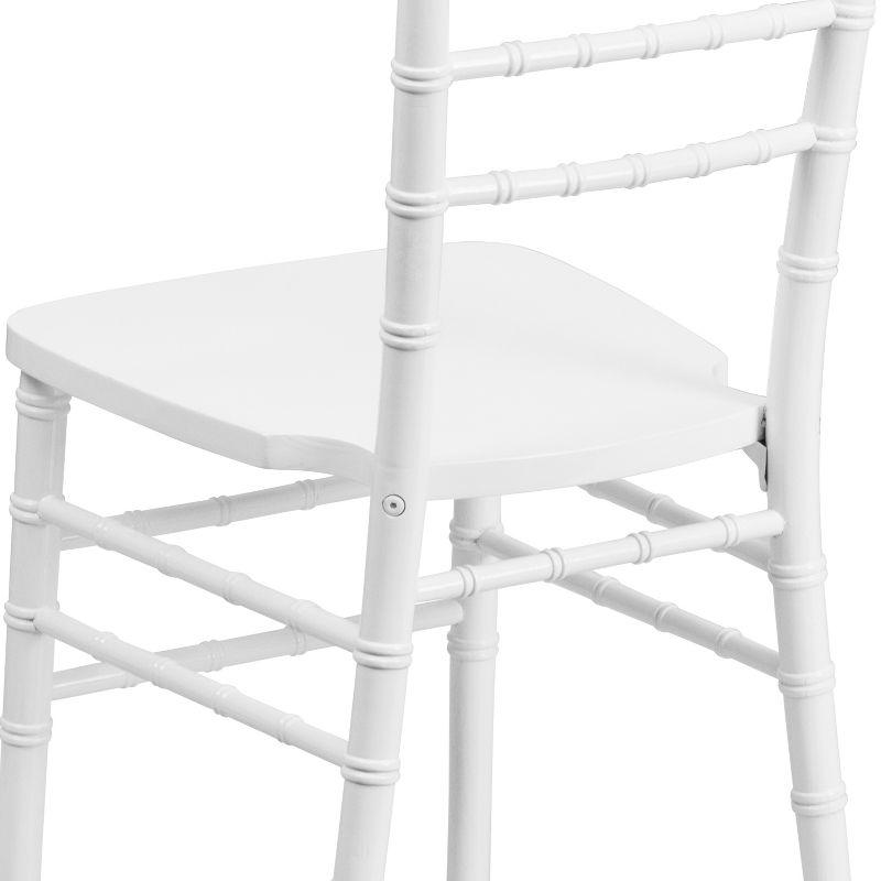 Flash Furniture HERCULES Series White Wood Chiavari Chair