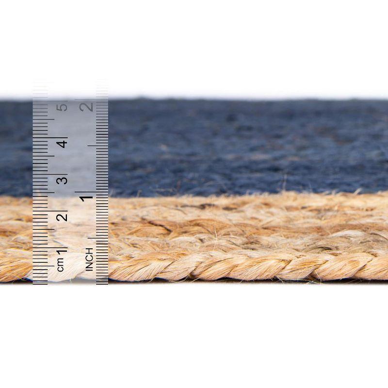 Unique Loom 6' 1 x 9' 0 Goa Braided Jute Rectangle Area Rug