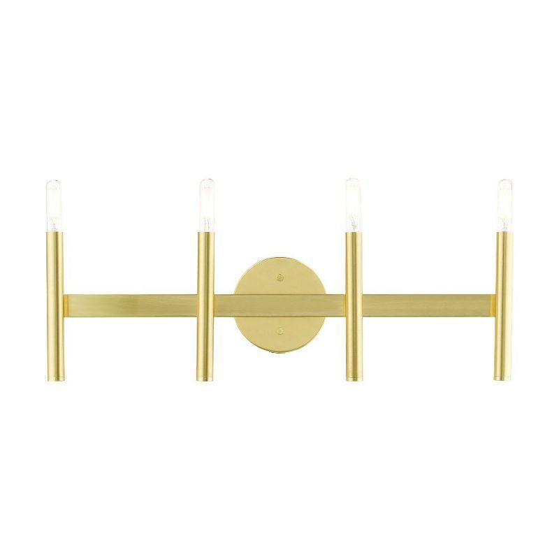 Copenhagen Satin Brass 4-Light ADA Compliant Vanity Sconce