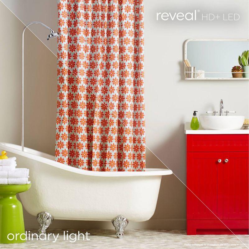 GE 50W Reveal PAR16 LED Light Bulb: GU10 Base, Dimmable, 400 Lumens, 2700K, 5W, 22.8-Year Life, Suitable for Damp Locations