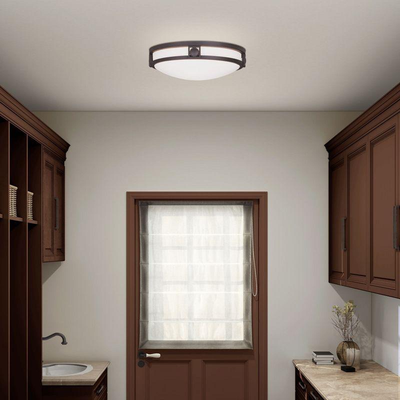 Livex Lighting Titania 2 - Light Flush Mount in  Bronze