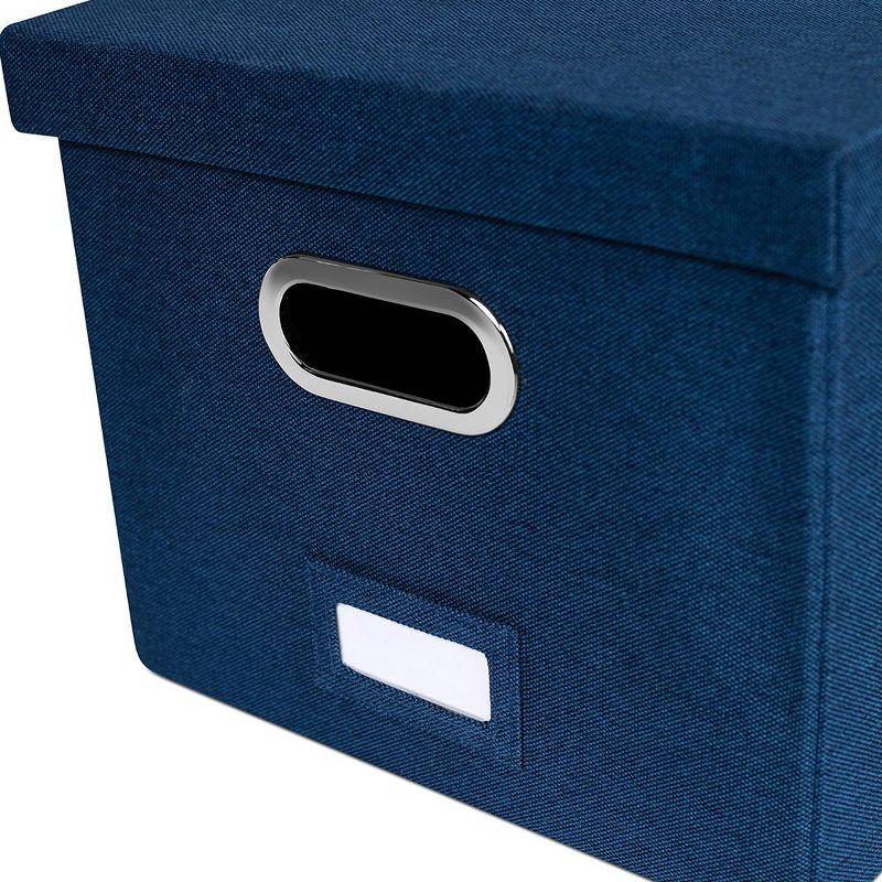 BirdRock Home Internet's Best Collapsible File Storage Fabric Box & Reviews | Wayfair