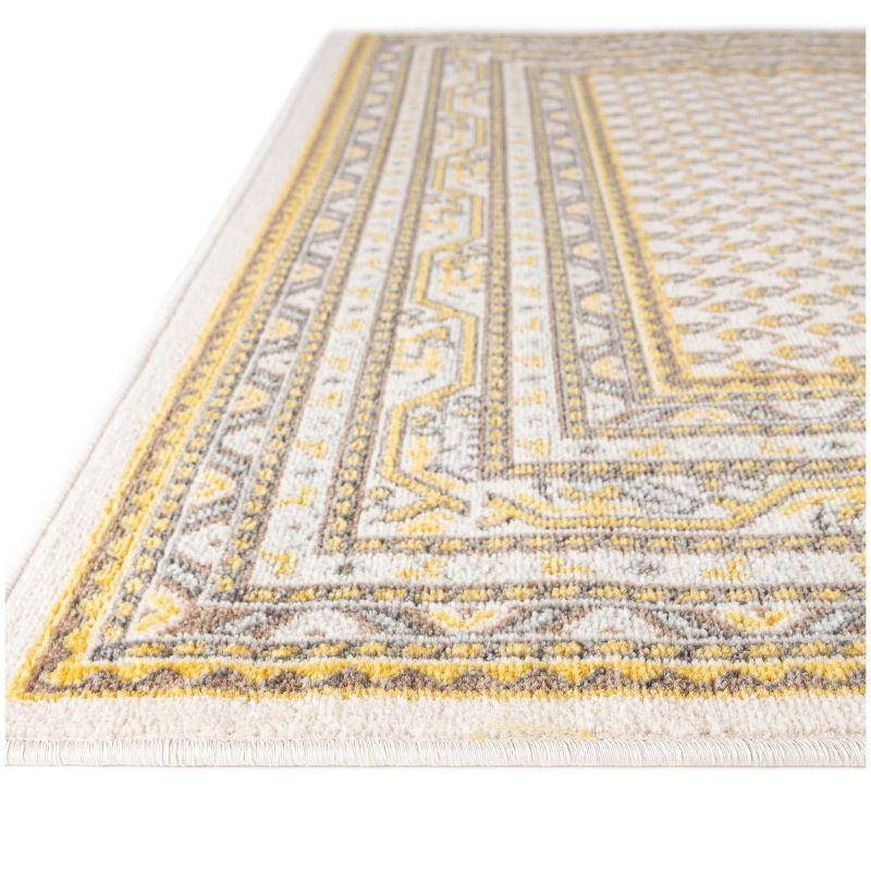 Unique Loom Williamsburg Collection Area Rug - Allover (2' 9" x 9' 10" Runner Beige/Gold)
