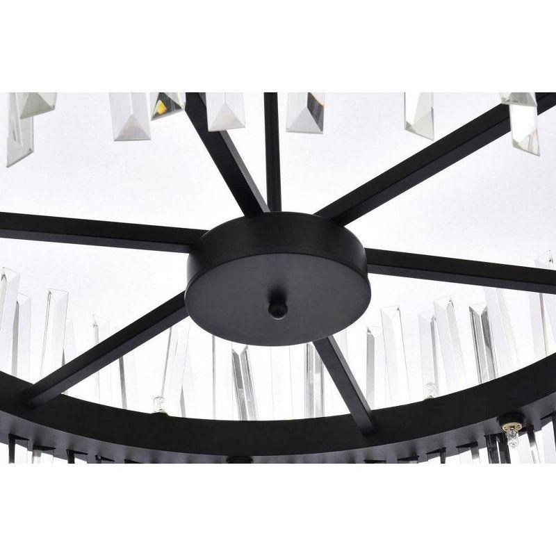 Elegant Lighting Serephina 16 - Light Chandelier in  Black