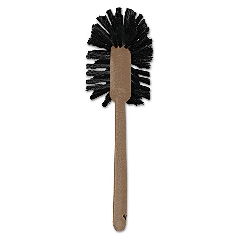 Brown Polypropylene Bristle 17" Commercial Toilet Brush