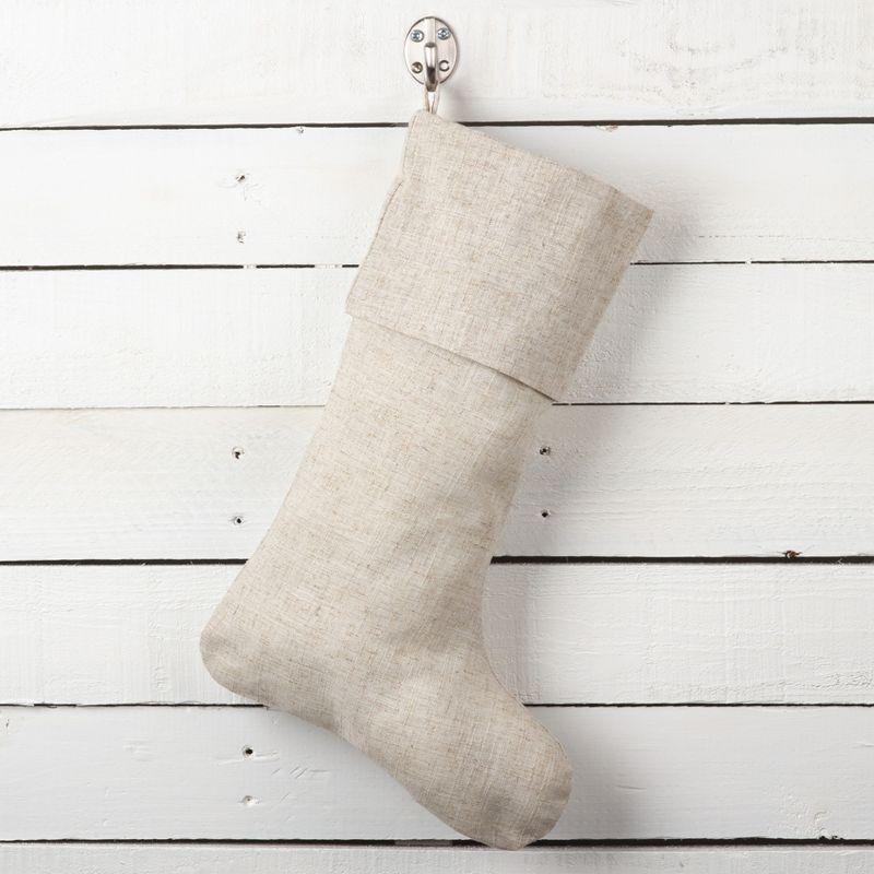 Saro Lifestyle Solid Color Toscana Christmas Stocking