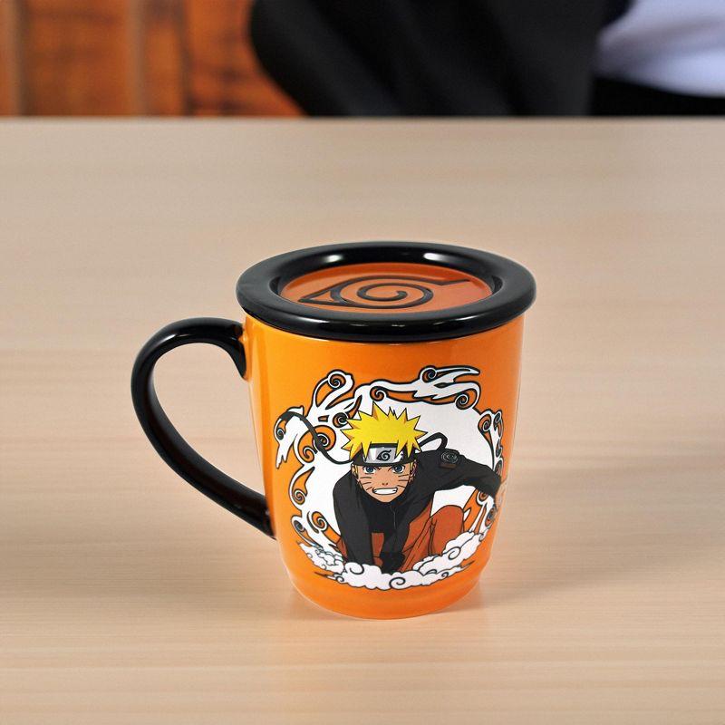 Just Funky Naruto Shippuden Naruto Uzumaki  16oz Ceramic Coffee Mug and Coaster Set