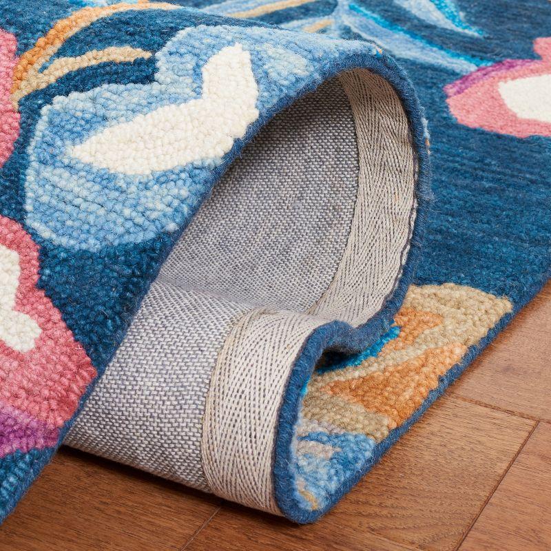 Jardin JAR152 Hand Tufted Area Rug - Blue/Pink - 8'x10' - Safavieh.
