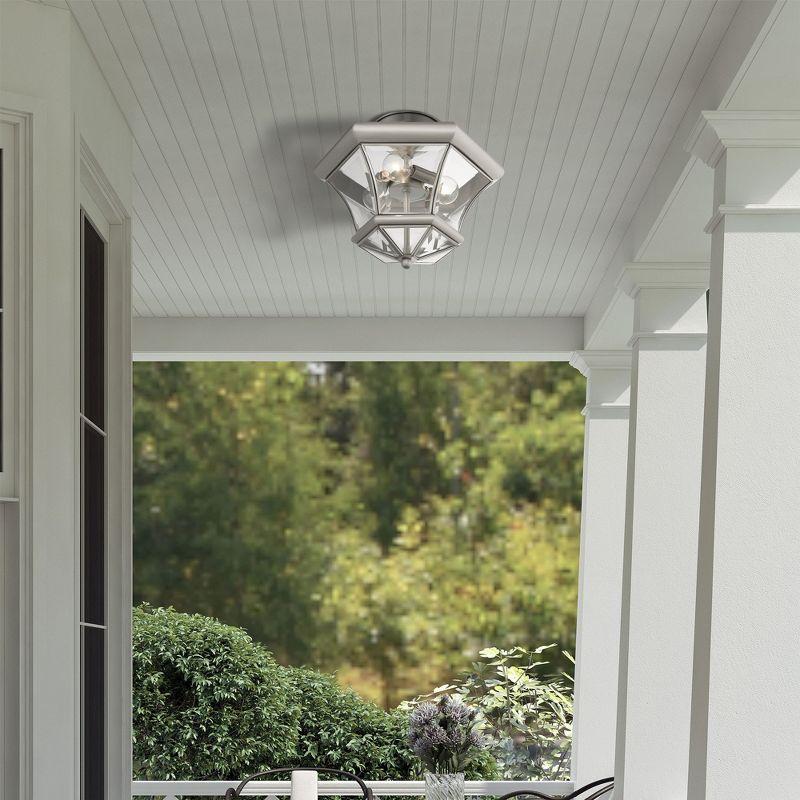 Livex Lighting Monterey 3 - Light Flush Mount in  Brushed Nickel