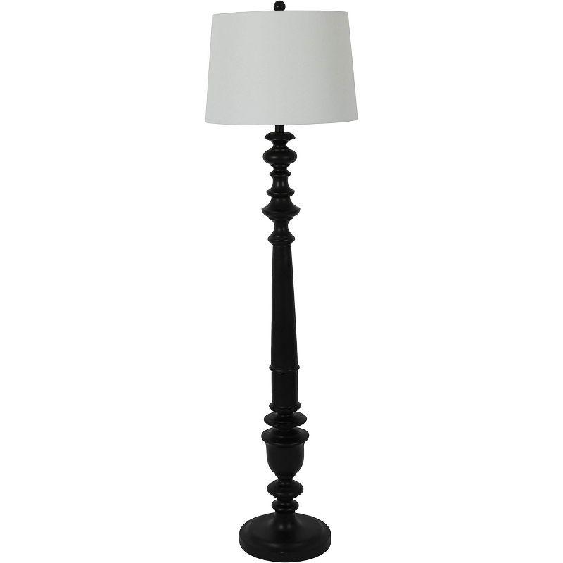 Decor Therapy Benjamin Floor Lamp Satin Black