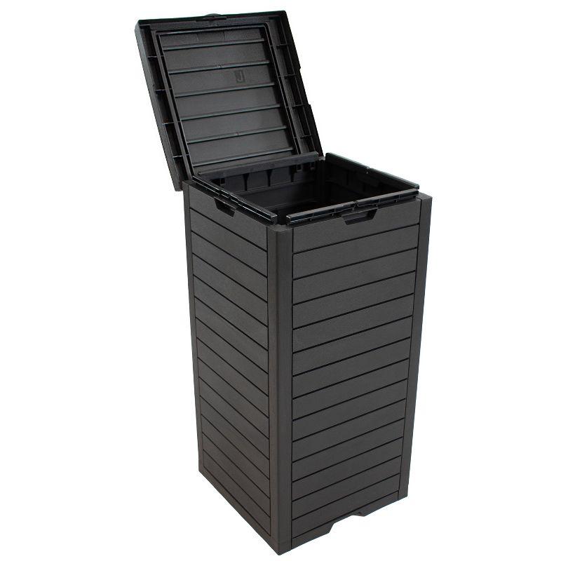 39-Gallon Polypropylene Resin Outdoor Trash Can