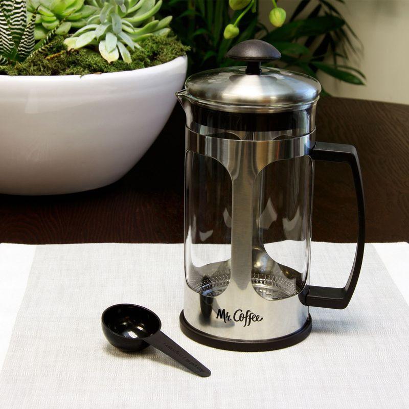 Gibson 4-Cup Mr. Coffee Daily Brew French Press Coffee Maker