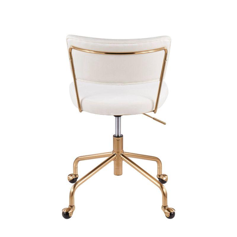 Emmy Gilded Desk Chair