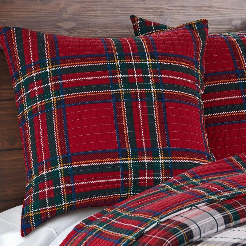 Spencer Holiday Euro Sham Set - Two Euro Shams - Levtex Home