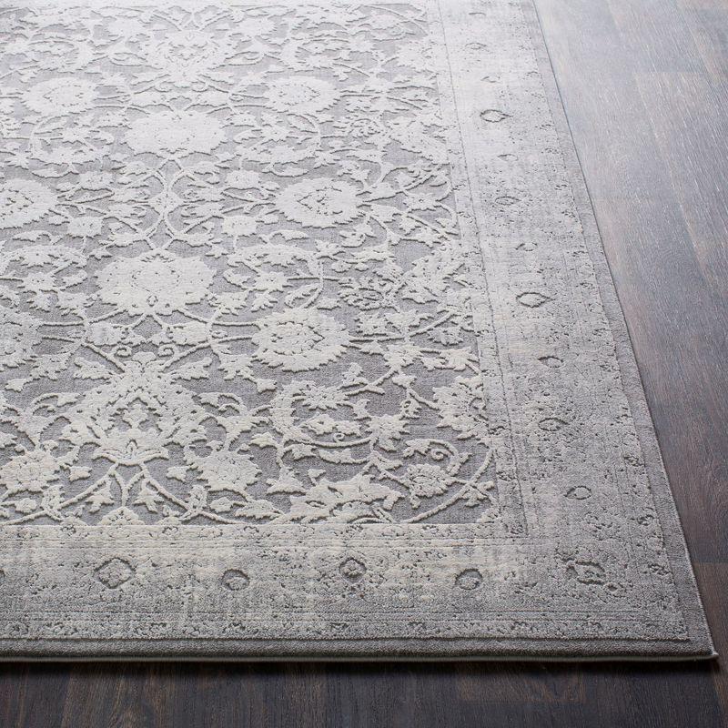 Mark & Day Meadows 3'11"x5'7" Rectangle Woven Indoor Area Rugs Medium Gray