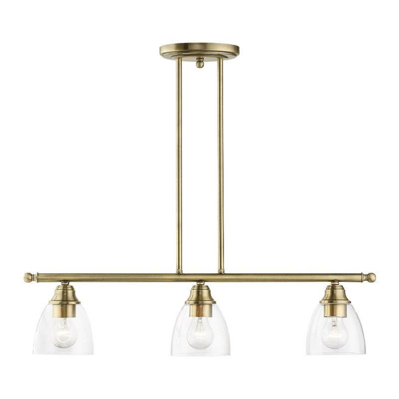 Livex Lighting Montgomery 3 - Light Chandelier in  Antique Brass