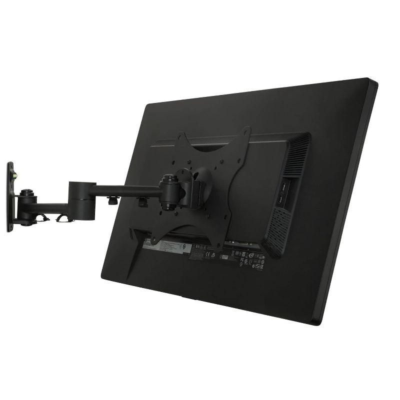 Mount-It! TV Wall Mount Bracket, Quick Release, Full Motion Swing Out Tilt Swivel, Articulating Arm Fits 13" to 42" Flat Screens and Monitors, Black