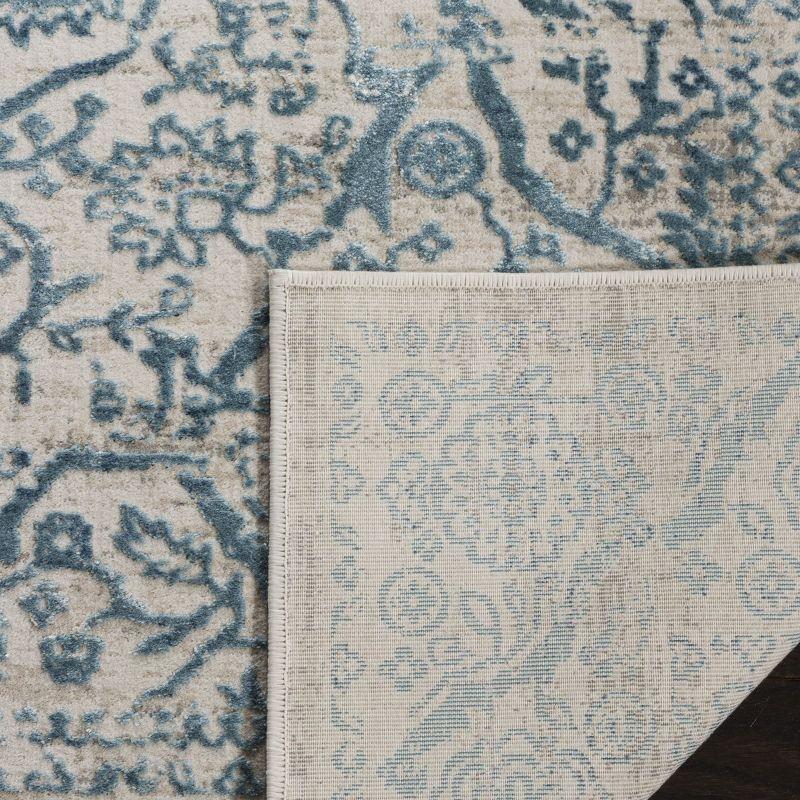Princeton PRN714 Power Loomed Indoor Area Rug - Blue/Beige - 5'3"x7'6" - Safavieh.